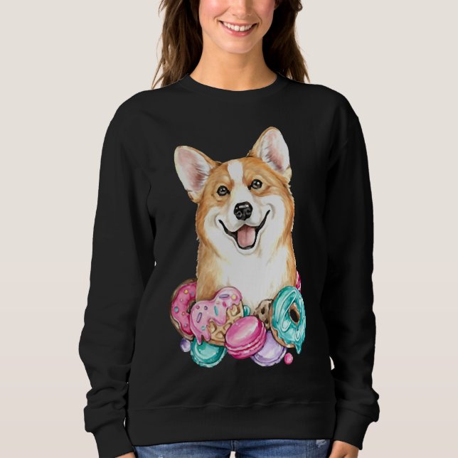 Cute Corgi 827 T Shirt (Framsida)