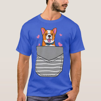 Cute Corgi Älskare Pocket-756 T Shirt