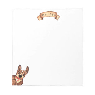 Cute Corgi   ANTECKNINGSBLOCK PERSONLIG