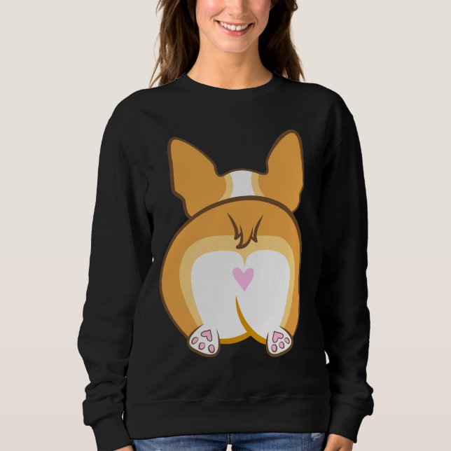 Cute Corgi Butt Älskare T Shirt (Framsida)