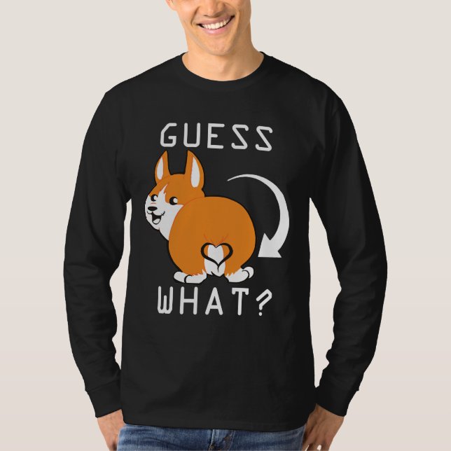 Cute Corgi Butt Essential T Shirt (Framsida)