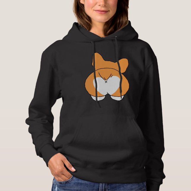 Cute Corgi Butt, reguljärt T Shirt (Framsida)