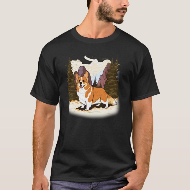 Cute Corgi Cool Pembroke Welsh Corgi  15 T Shirt (Framsida)