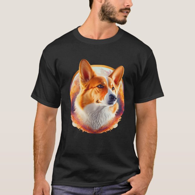 Cute Corgi Cool Pembroke Welsh Corgi  9 T Shirt (Framsida)