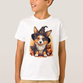 Cute Corgi Design med pumpor och vinschar T Shirt