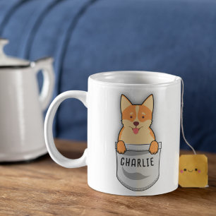 Cute Corgi för Hund älskare Hund Trainer Älskare Kaffemugg