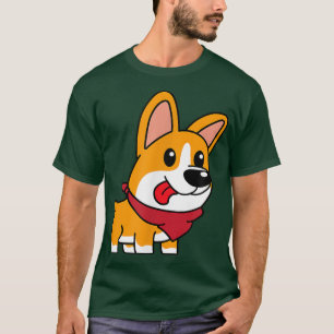 Cute Corgi Funny Corgi Hund Art-740 T Shirt