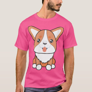 Cute Corgi Funny Corgi Hund Art T Shirt