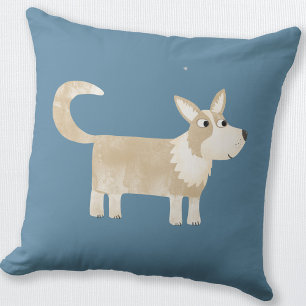 Cute Corgi Hund Kudde