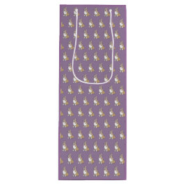 Cute Corgi Hund Mönster på Violet Background