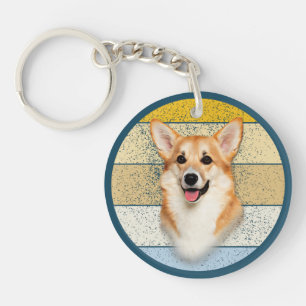 Cute Corgi Hund Retro - bakgrund
