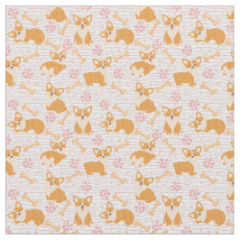 Cute corgi hundar tyg