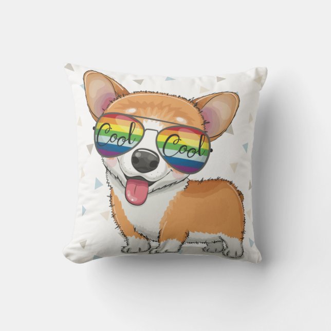 Cute Corgi Kudde (Framsida)
