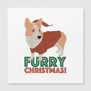 Cute Corgi med julpun: Håriget jul