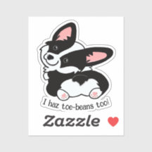 Cute Corgi med tå bönor