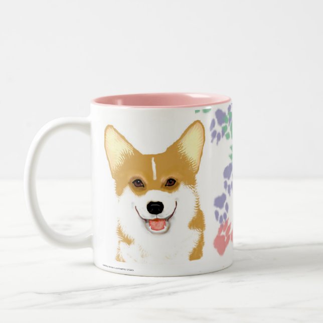 Cute Corgi Mugg (Vänster)