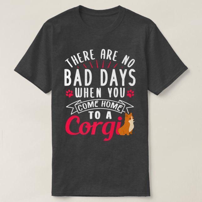 Cute Corgi-offert för Corgi Owner-762 T Shirt (Design framsida)