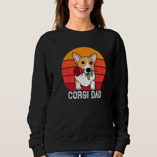 Cute Corgi Pappa T Shirt (Framsida)