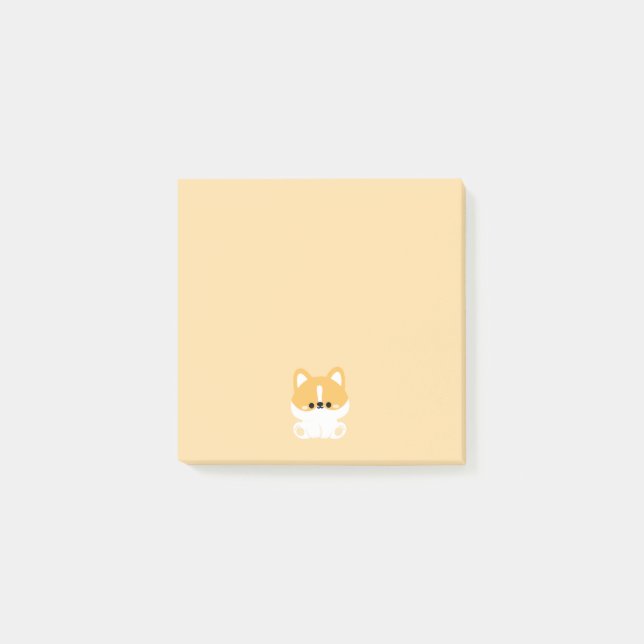 Cute Corgi Post-it Block (Framsida)
