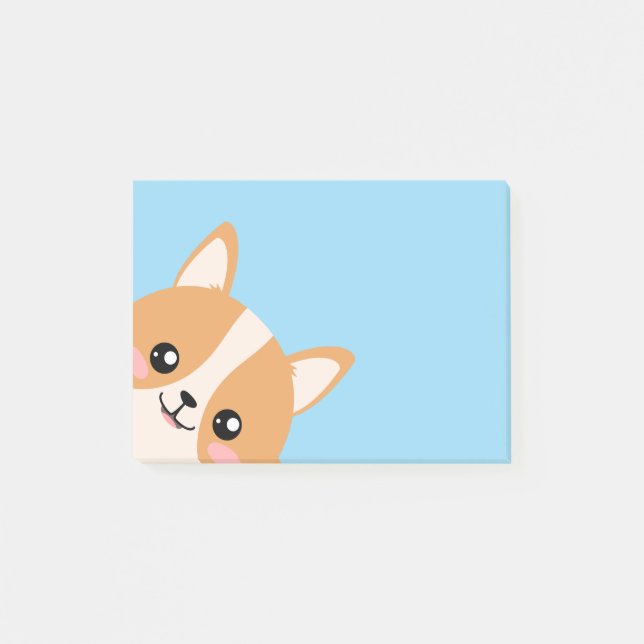 Cute Corgi Post-it Block (Framsida)