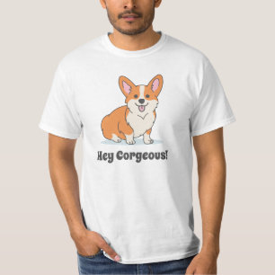 Cute Corgi Puppy Doodle T Shirt