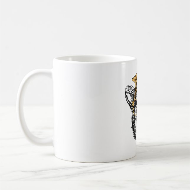 Cute Corgi Rolig hund Älskare Gift Kaffemugg (Vänster)