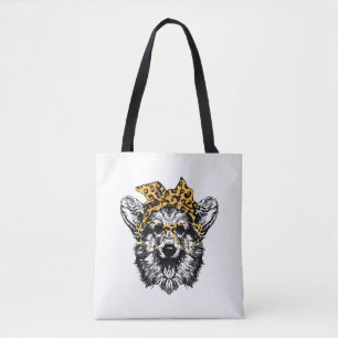 Cute Corgi Rolig hund Älskare Gift Tygkasse