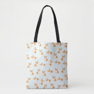 Cute Corgi Tote Bayer Tygkasse