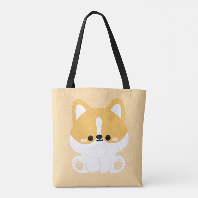 Cute Corgi Tygkasse (Baksida)