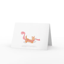 Cute corgi-valpar som stjäl toalettrullkort