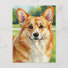 Cute Corgi Welsh Corgi Queen Postcard Vykort