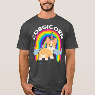 Cute Corgicornunicorn Rainbowcorgi Owner508 T Shirt