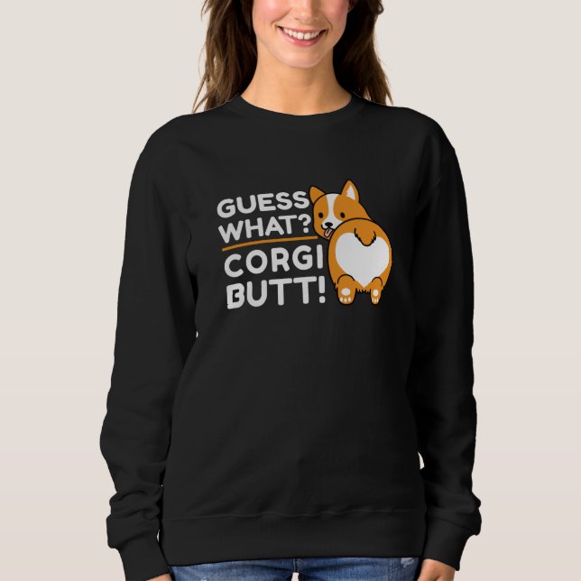 Cute Corgis - Lustigt.. Corgi Butt! T Shirt (Framsida)