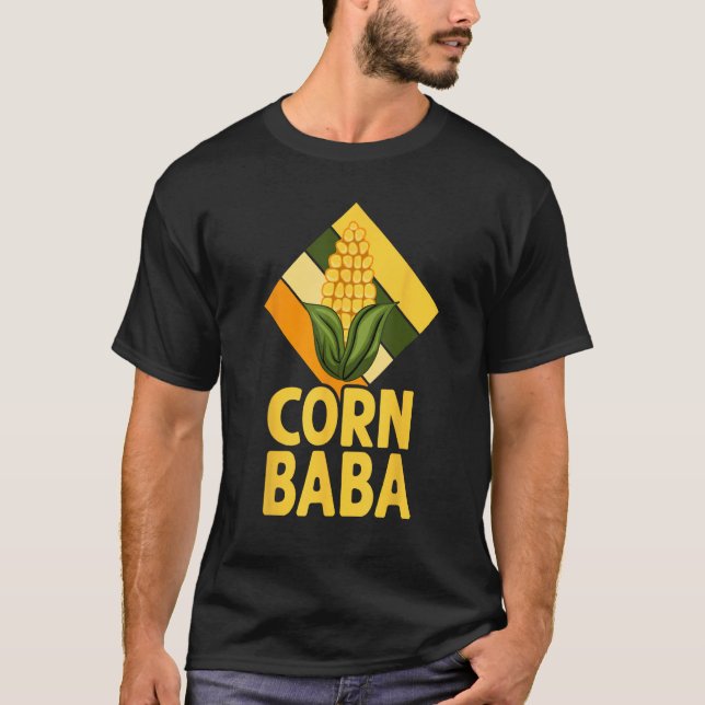 Cute Corn Family Corn Baba T Shirt (Framsida)