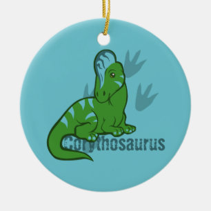Cute Corythosaurus Julgransprydnad Keramik