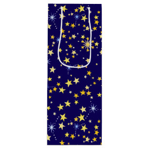 Cute Cosmic Mönster Starry Night Galaxy Navy Blue