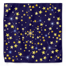 Cute Cosmic Mönster Starry Night Galaxy Navy Blue
