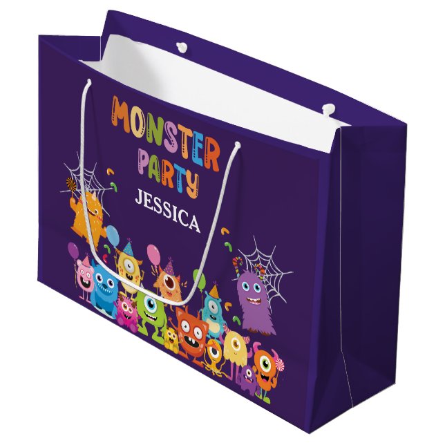 Cute Costume Monster Halloween fest (Framsidan Vinklad)