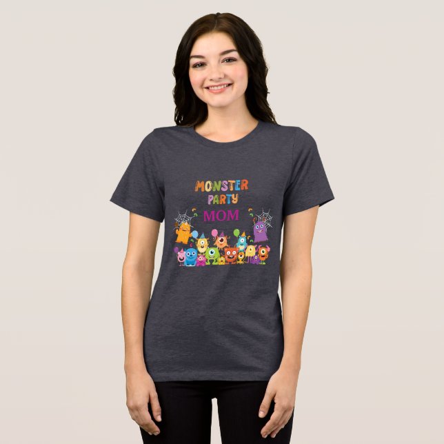 Cute Costume Monster Halloween fest För barn T Shirt (Framsida Full)