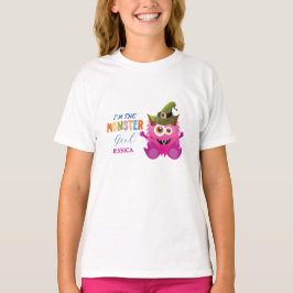 Cute Costume Monster Halloween fest För barn T Shirt