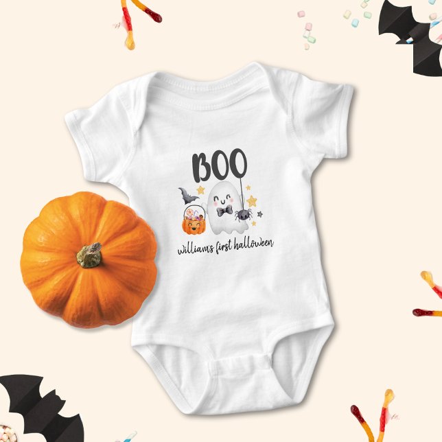 Cute Costume Spooky Ghost Pumpkin Halloween T Shirt (Skapare uppladdad)