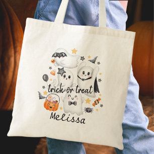 Cute Costume Spooky Ghost Pumpkin Halloween Tygkasse