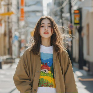 Cute Cottage Äventyr T Shirt
