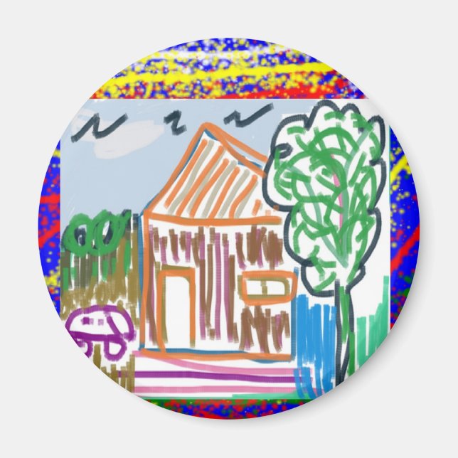 CUTE COTTAGE HOME : KIDS ART MAGNET (Framsidan)