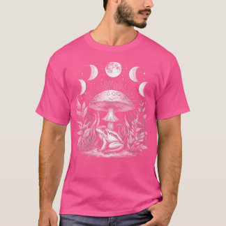 Cute Cottagecore Aesthetic Frog Mushroom Måne Frog T Shirt