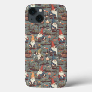 Cute Cottagecore Gnome iPhone/iPad-fall