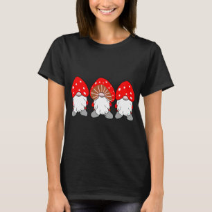 Cute Cottagecore Mushroom Gnomes Toadstools T Shirt