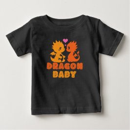 Cute Couple Dragon Baby T Shirt