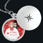 Cute Couple Musical Bröllop 1:a julklacken Necklac Sterling Silver Halsband<br><div class="desc">T-tröjor,  Jacka,  hotell,  handväskor,  väskor,  hattar och liknande som används för att täcka alla i Party - T-tröjor av Bröllopsfest för alla medlemmar i Party Groom T-shirts Bestman T-shirts Groomsman T-shirts Usher T-shirts Usher T-shirts T-shirts Ring Bearer T-shirts- T-shirts med Bröllop</div>