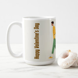 Cute Couple Valentine Day Kaffemugg